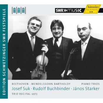 Beethoven, Mendelssohn : Trios pour piano. Suk, Buchbinder, Starker.