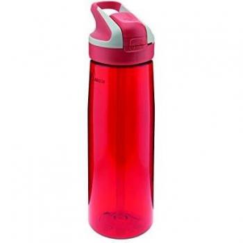 Laken Unisex - Botella de Tritán para Adultos, Niñas Y Niños con Cierre Summit, 0,75 L, Color Rojo, tamaño, 7.3 x 7.3 x 26.6centimeters