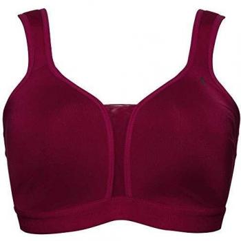 Odlo - Sujetador Deportivo Acolchado, Mujer, 13071E, Cereza, 90