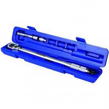Llave dinamométrica Michelin MTW-2110 Plateado, 1/2 de acción, rango de torque de 40 a 210 Nm, calibrada con precisión, acabado en cromo mate para mayor durabilidad y resistencia a
