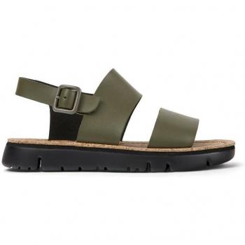 Sandalia Camper Oruga K201038-001 Mujer Negra Piel
