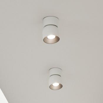 Jarra Downlight GU10, 1 luz, metal, blanco