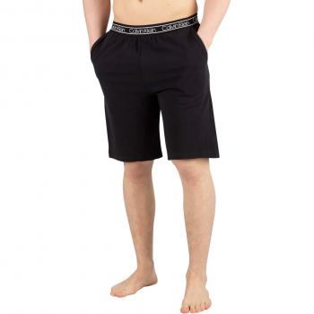 Calvin Klein Hombre Pantalones Cortos de Pijama, Negro, M