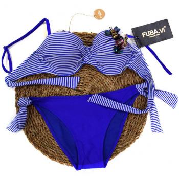FUBA.VI 2019 Conjuntos de Bikini para Mujer Conjunto de Bikini Push Up Traje de baño de Dos Piezas Haltereck/Traje de baño sin Tirantes Bandeau Ropa de Playa Traje de baño