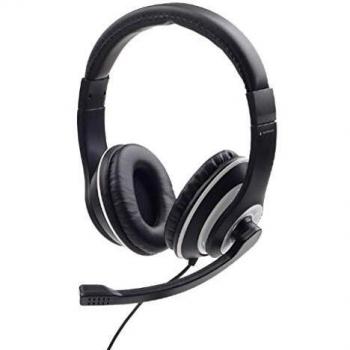 AURICULARES ESTÉREO CON MICRÓFONO GEMBIRD MHS-03-BKWT