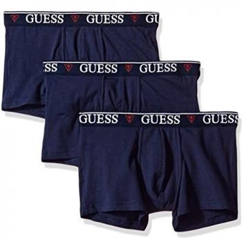 Guess Trunk 3Pack, Ropa Interior Deportiva para Hombre, Azul