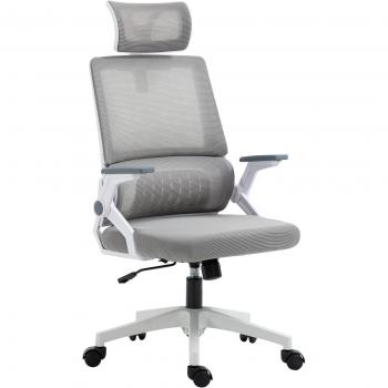 Vinsetto Silla de Oficina de Malla con Función de Basculante