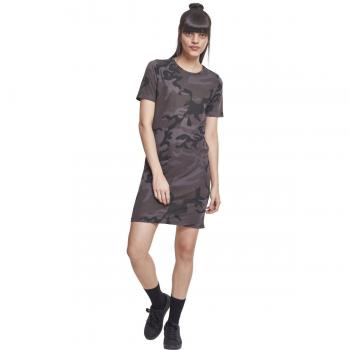 Urban Classics Women's Dark Camo Tee Dress - Medium Length, XS to 5XL