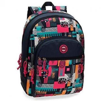 Movom Pinneapple Mochila Doble Compartimento Adaptable a Carro Multicolor 33x44x13,5 cms Poliéster 19.6L