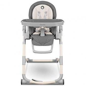 LIONELO Cora Trona plegable, trona bebe, tronas de bebe, para bebés, trona alta ajustable para recién nacidos, bandeja extraíble, de 6 a 36 meses, cinturones de seguridad, carga de hasta 15 kg