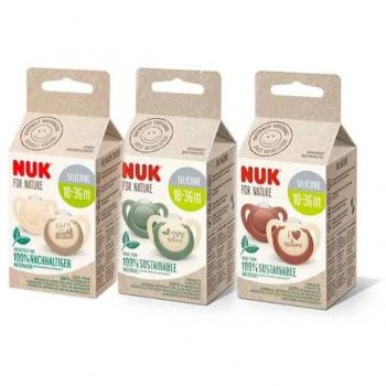 Nuk For Nature Chupete Silicona 18-36 Meses 2uds