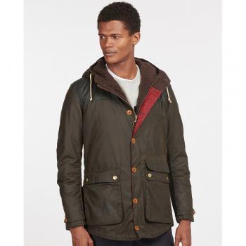 Barbour Game Parka Green MWX0698OL71, Colour: OLIVE, Size: XL - Men's Barbour Game Parka Olive - Green - Size: 42 - Barbour Winter Jackets male Brown Size: XL Game Parka Wax