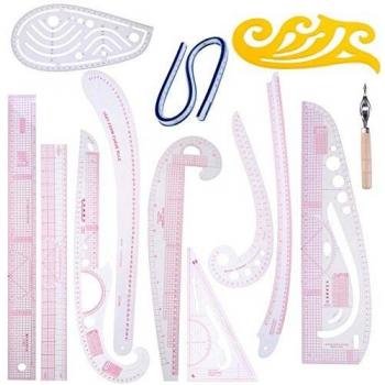 Reglas de Costura Patronaje, Everpert DIY Regla de Medición de Ropa Multifuncional Prenda de Corte de Muestra