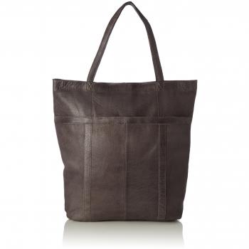 PIECES - Pcjacky Leather Shopper, Shoppers y bolsos de hombro Mujer, Grau