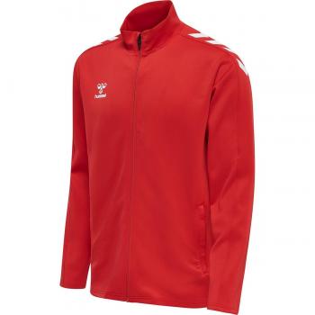 Hummel Chaqueta Core Xk Poly, Sudadera con cremallera, Color Rojo, XX-Large Unisex Adulto