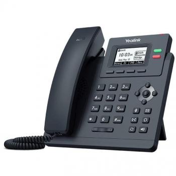 Yealink SIP-T31P Teléfono IP con 2 Cuentas SIP, PoE y Pantalla LCD Gris