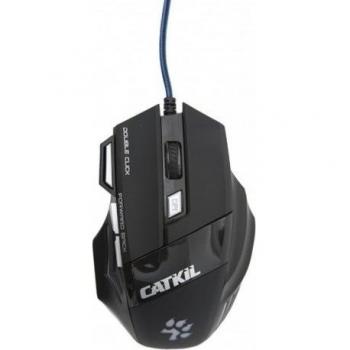 Catkil 936716 - Ratón óptico para Gaming, Color Negro