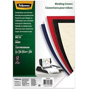 Fellowes 5370004 - Cubierta para papel A4, color marfil, paquete de 100 piezas