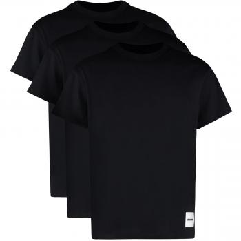 Jil Sander Men's T-Shirt 3-Pack Set in Black | Size Small | J47GC001J45048001
