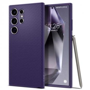 Funda TPU Spigen Liquid Air para Samsung Galaxy S24 Ultra - Púrpura Oscuro