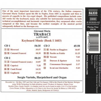 Keyboard Music for Keyboard Instruments - Sergio Vartolo (Book I, 1603)