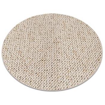 Alfombra Circular Casablanca Crema 100 cm
