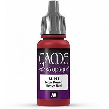 Vallejo pintura opaca acrilica 17ml color heavy red