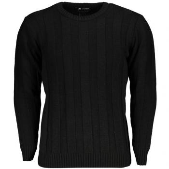 U.S. Polo Assn. Grand Polo Black Fabric Sweater - XL, Round-neck Knitwear, Male, Black, Size: XL Mens Logo Crew Neck Sweater
