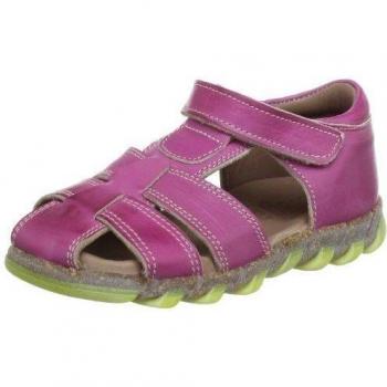 Bisgaard Sandalen - Sandalias de cuero infantil, color rosa, talla 25