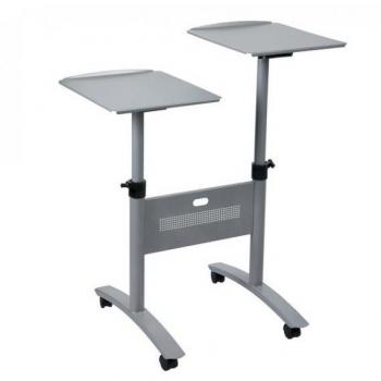 NOBO Mesa Multimedia con 2 Bandejas, Dimensiones 120x82x56cm, Modelo 1900791