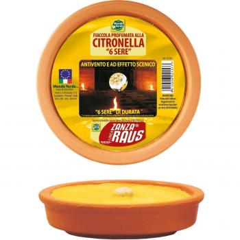 AQUACENTER - Vela Tarro Ceramico C/Citronel Aquacenter 14 Cm