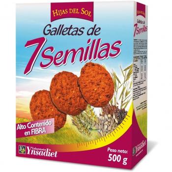 Hijas Del Sol Galletas de 7 Semillas - 500 gr
