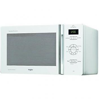 Whirlpool ChefPlus Microondas, Acero Inoxidable, Blanco