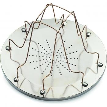 Gelert  4 slice plegable de camping tostadora para 4 rebanadas -, 4 litros plata