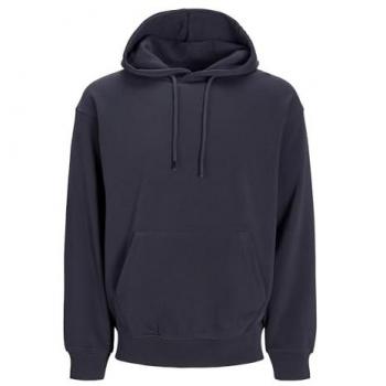 Jack & Jones Men's Dark Navy Solid Hoodie - Size S