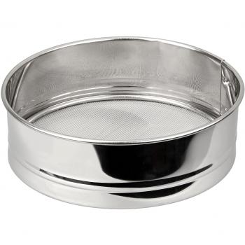 Tamiz Escurridor de Acero Inoxidable Extra Fino 18 cm, Apto para Lavavajillas, Ideal para Harina y Quinoa