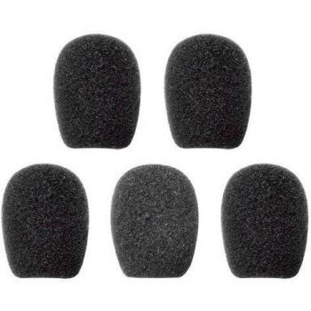 Sena SC-A0109 Espumas de Protección para Micrófono, 5 Unidades, Negro
