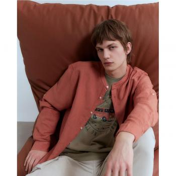 Camisa mao de lino para hombre Sfera