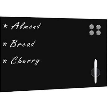 vidaXL Wall Mounted Magnetic Blackboard Glass 60x40 cm