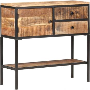 vidaXL Rough Mango Wood Sideboard 85x30x80 cm