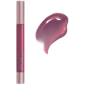 Brillo de Labios Neve Cosmetics Plum Brandy - Hidratante, acabado brillante, color ciruela, fórmula vegana, libre de parabenos