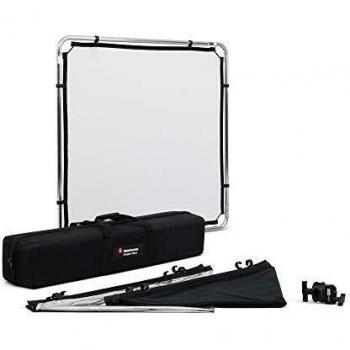 Manfrotto - Kit Scrim Pro Completo Medio 1,1x2 m y Catadióptrico Reflectante Kit Pro Scrim Todo En Uno Pequeño 1.1x1.2 M