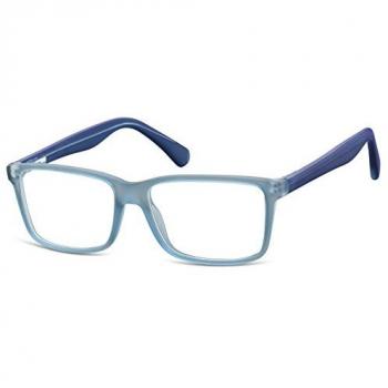 Cuadrado Armazón Completo Plástico Azul Lentes Recetadas Para Hombre - Gafas Anti-Azules - SmartBuy Collection