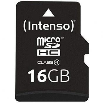 Intenso microsdhc memory card, class 4, 16 gb