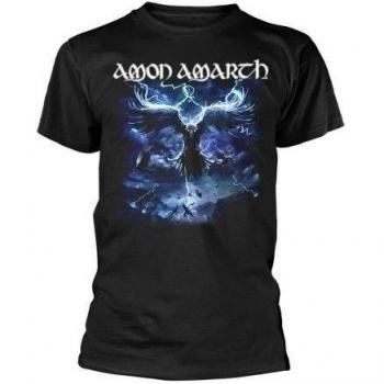 Camiseta Unisex Adulto Amon Amarth Raven's Flight Negra L