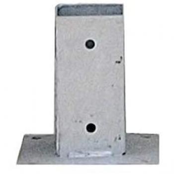 Soporte de Acero para Poste Cuadrado de Madera 12 x 12 cm