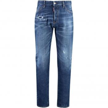 Dsquared2 Men's Cool-Guy Skinny Jeans in Denim, Size 50, Color 470