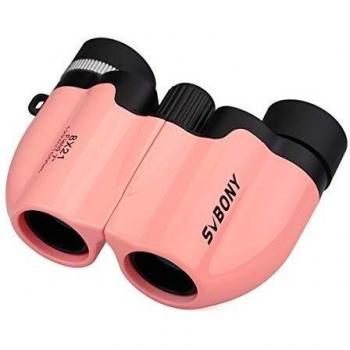 Svbony SV26 Prismáticos Niños,8x21 Binoculares para Niños,Ultra Compacto Prismáticos para Niños Observación de Aves Senderismo Camping