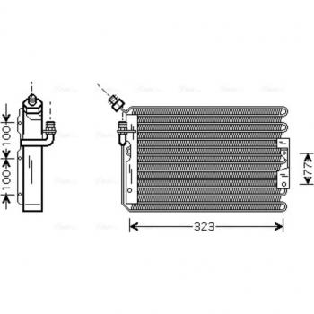 Condensador de aire acondicionado AVA COOLING PR5042 y PRASCO PR5042