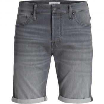 Jack & Jones Rick Icon Grey Denim Bermuda Shorts for Men - Regular Fit